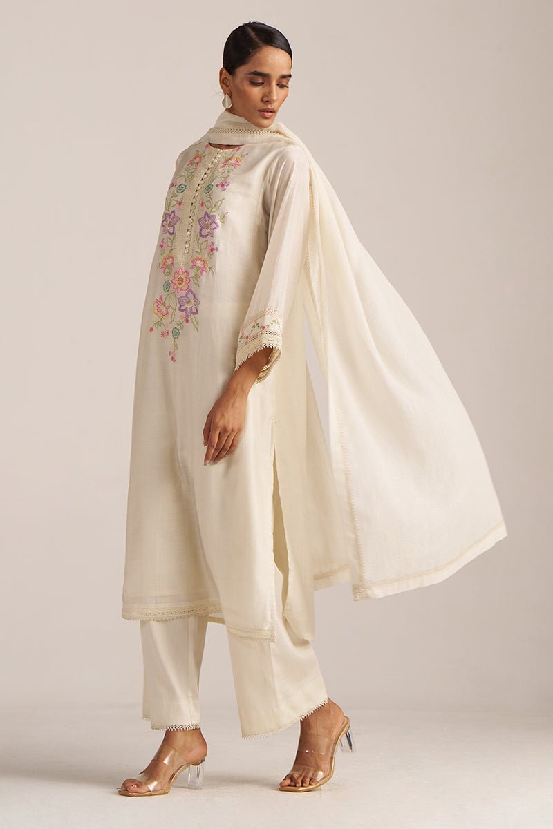 Pristine Embroidered Kurta Set