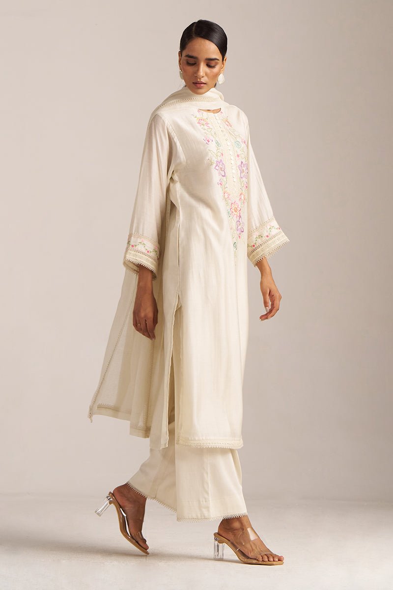 Pristine Embroidered Kurta Set