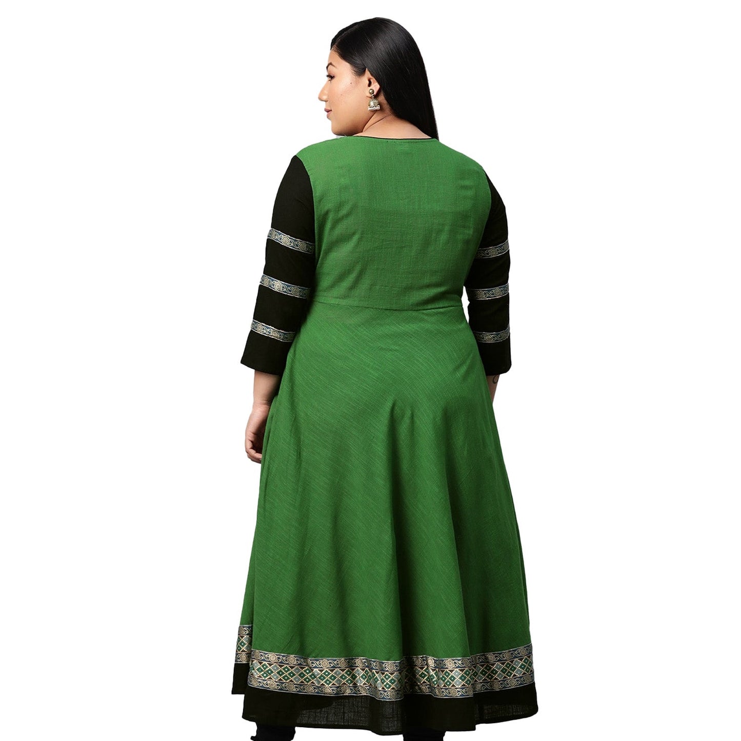 Fashion Plus Store Women's Rayon Anarkali Kurta