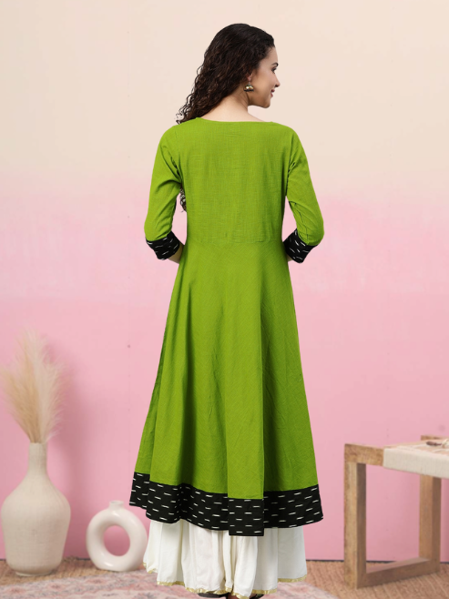 Printed Anarkali Kurta