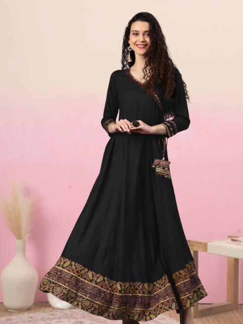 Printed Anarkali Kurta