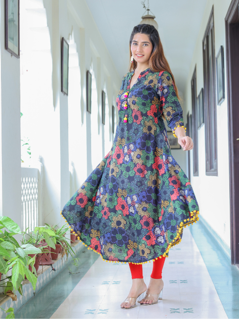 Cotton Anarkali Kurta