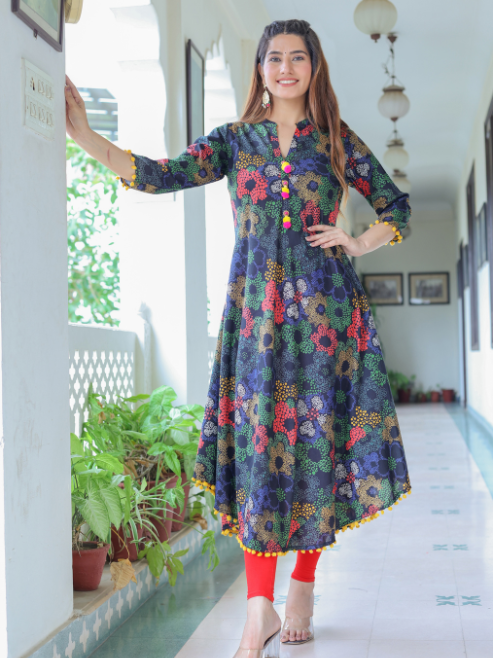 Cotton Anarkali Kurta