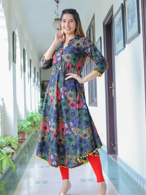 Cotton Anarkali Kurta